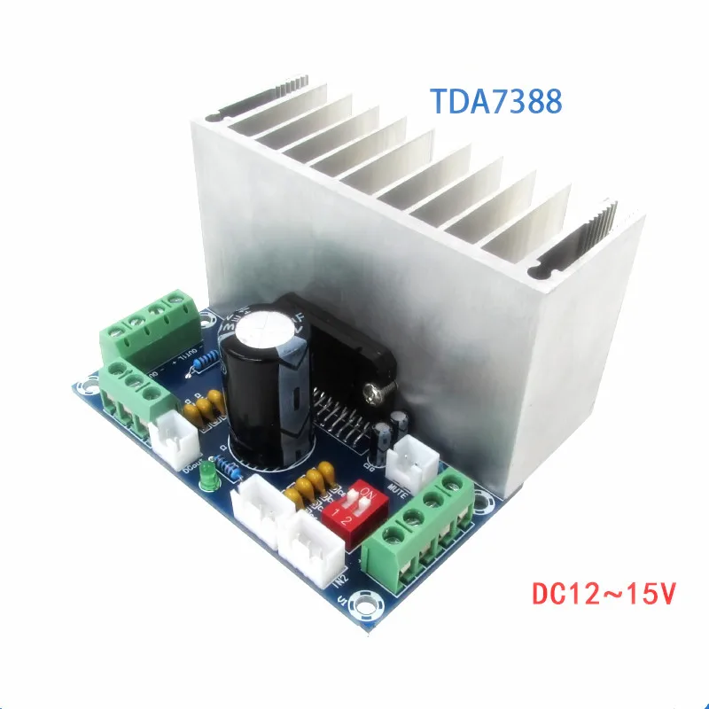 TDA7388 класс AB 2/4 канальный 4x41 Вт стерео объемный аудио усилитель мощности автомобильный усилитель