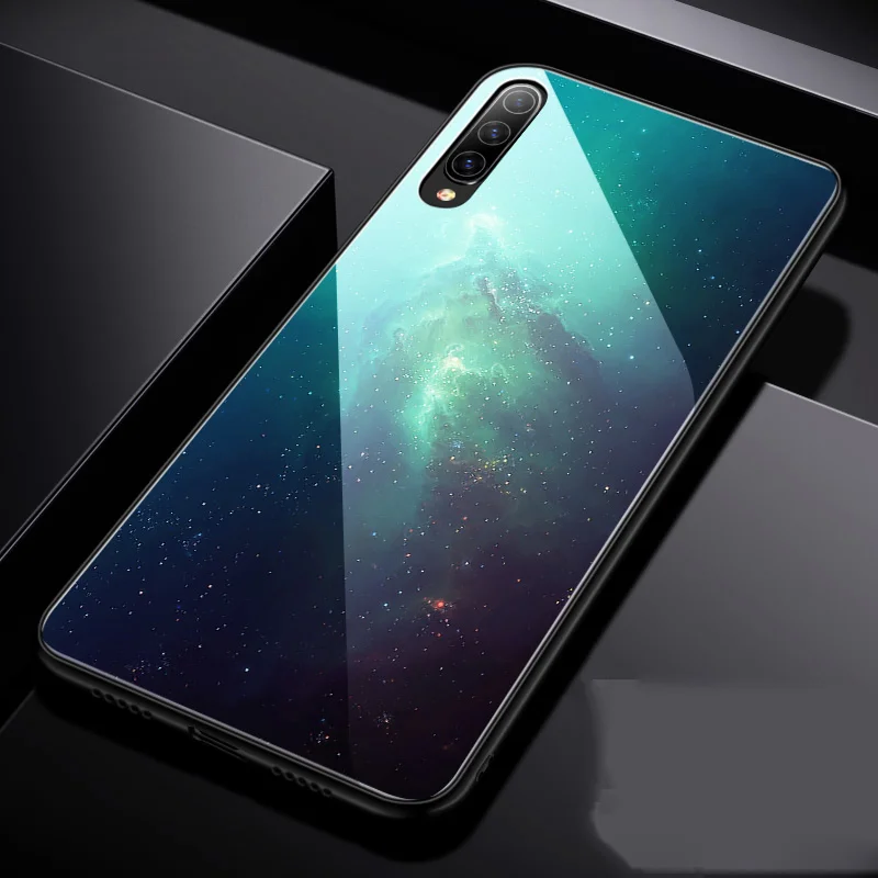For Huawei P30 Pro P30Pro pro Tempered Glass Coque Back Case Sliding Cover Mirror Soft TPU Silicone Anti- fall Thin Shell |