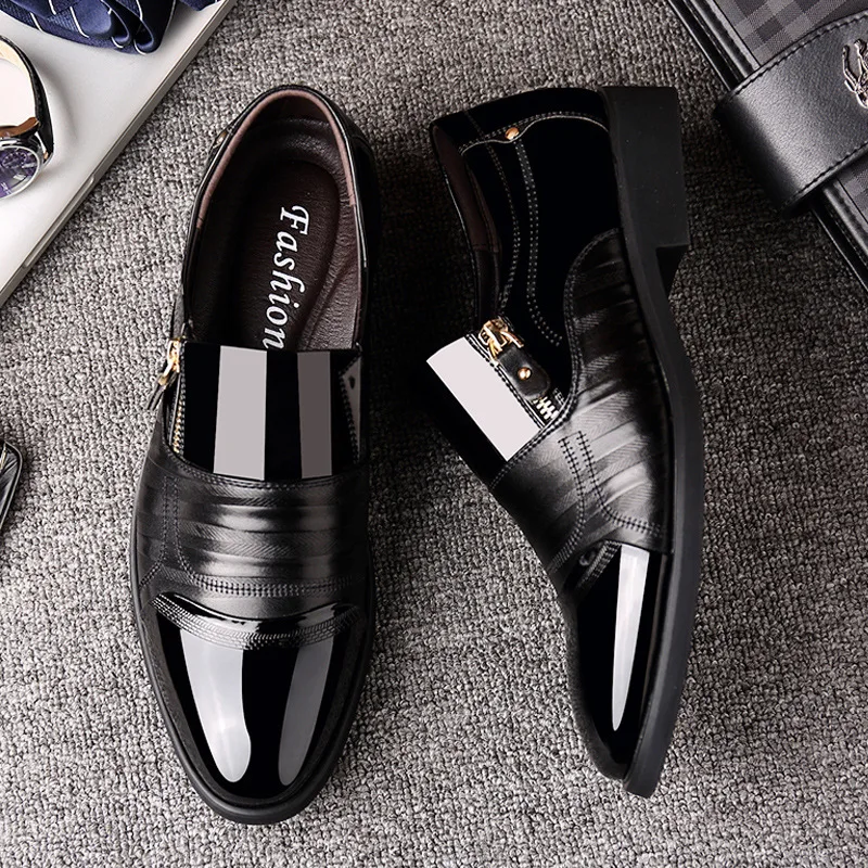 Новинка сезон весна модные мужские туфли оксфорды в деловом стиле