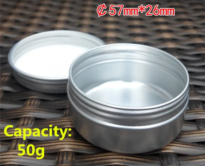 Круглые алюминиевые упаковочные коробки для косметики 20 шт. контейнер крема