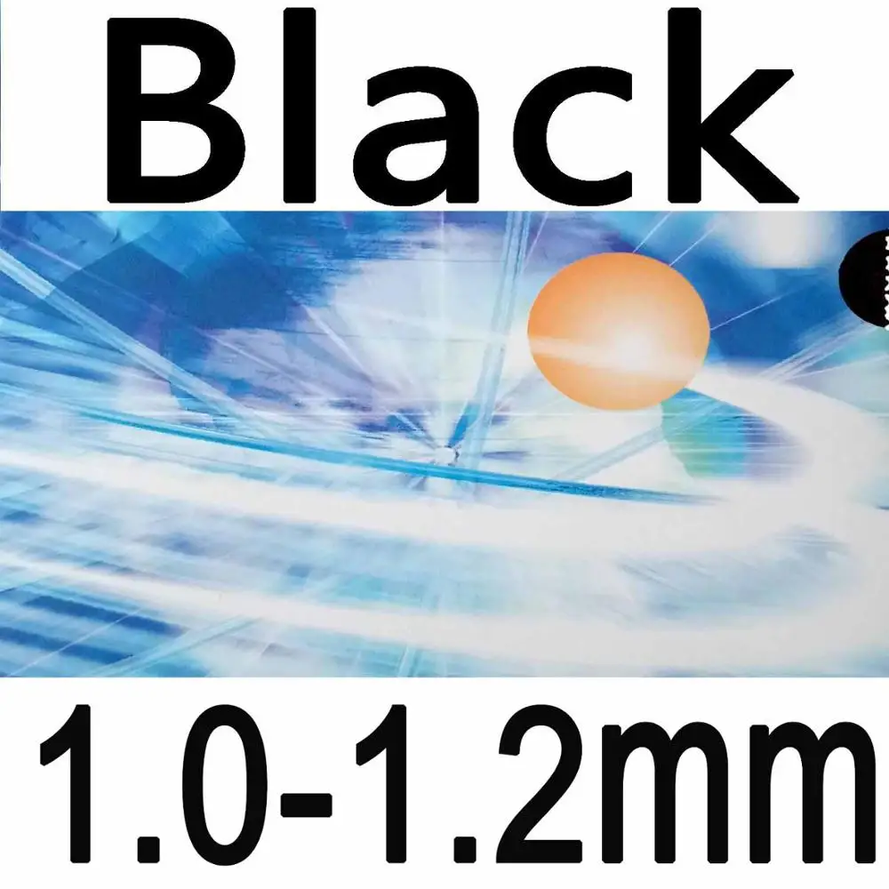 black 1.0-1.2mm Dawei 388D-1 длинный Pips-Out Настольный теннис пинг понг Резина с губкой - Цвет: black 1.0-1.2mm