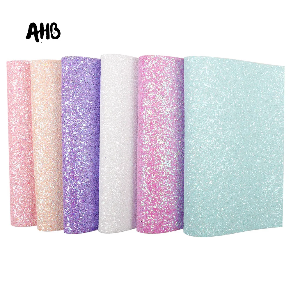 Блестящая кожаная ткань ярких цветов объемный лист для детей подарки лоскутные