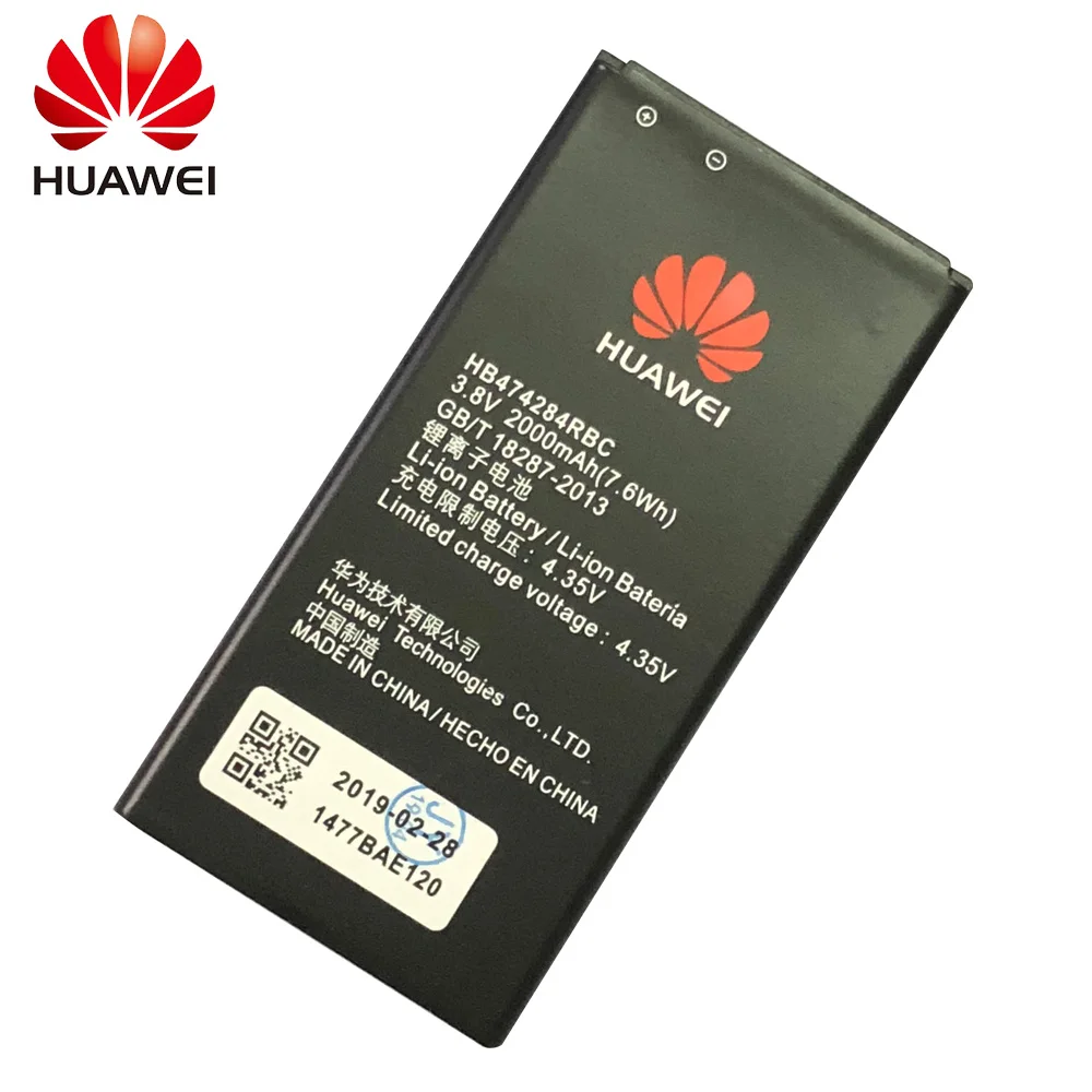 Запасная Оригинальная батарея для телефона Hua Wei HB474284RBC Huawei y550 y560 y625 y635 g521 g620 y5 C8816