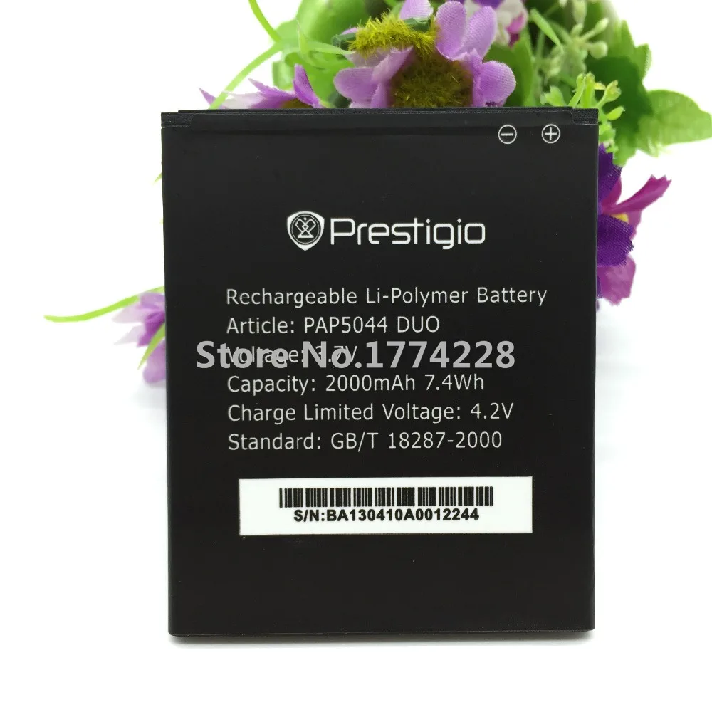 Аккумулятор MLLSE 2000 мАч для Prestigio MultiPhone PAP5044 DUO 5044|battery for prestigio|battery forbatteries batteries |