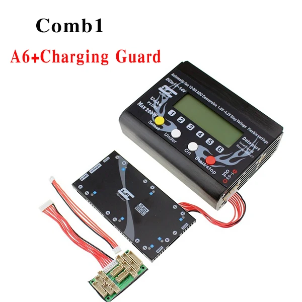 UNA6 Charging Guard UNRC RC самолет автомобиль UNA6/UNA9 9S LiPo литий-полимерный баланс зарядное устройство RC батарея Зарядка для RC модели самолета - Цвет: UNA6 Charging Guard