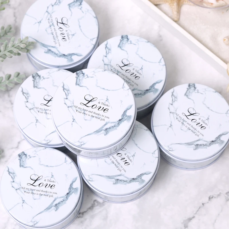 20 шт./лот креативная жестяная коробка для конфет шоколада Свадебная подарочная