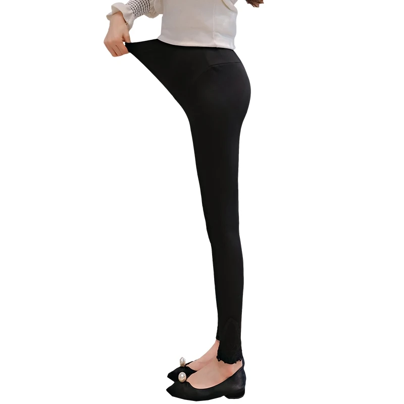 

2XL spring and autumn pregnant women leggings stretch pregnant women maternity dress new wild pregnant women feet pants