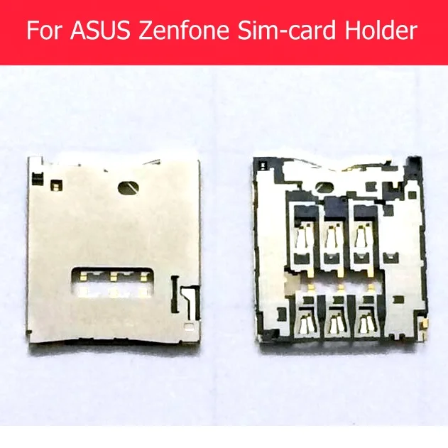 

Оригинальный адаптер для Sim-карты для Asus zenfone laser 5,0 ZE500kL Z00ED Laser 5,5 ZE550KL Z00LD, устройство для чтения Sim-карт, лоток, разъем и держатель