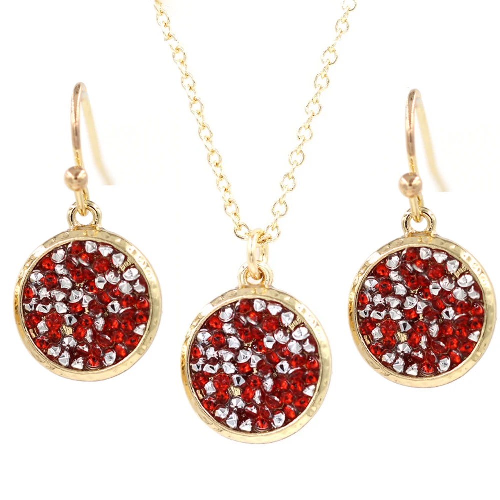New Fashion 2019 Small Disc Crystal Geometric Water Drop Earrings For Women | Украшения и аксессуары