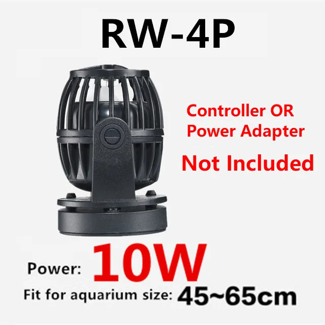 100 V-240 V Аквариум Wave Maker пропеллер водяного насоса Беспроводной ссылка мастер уплотнительное кольцо/Slave потока чайник насос для морских коралловых рифов рыб танк - Цвет: RW4P- No Controller