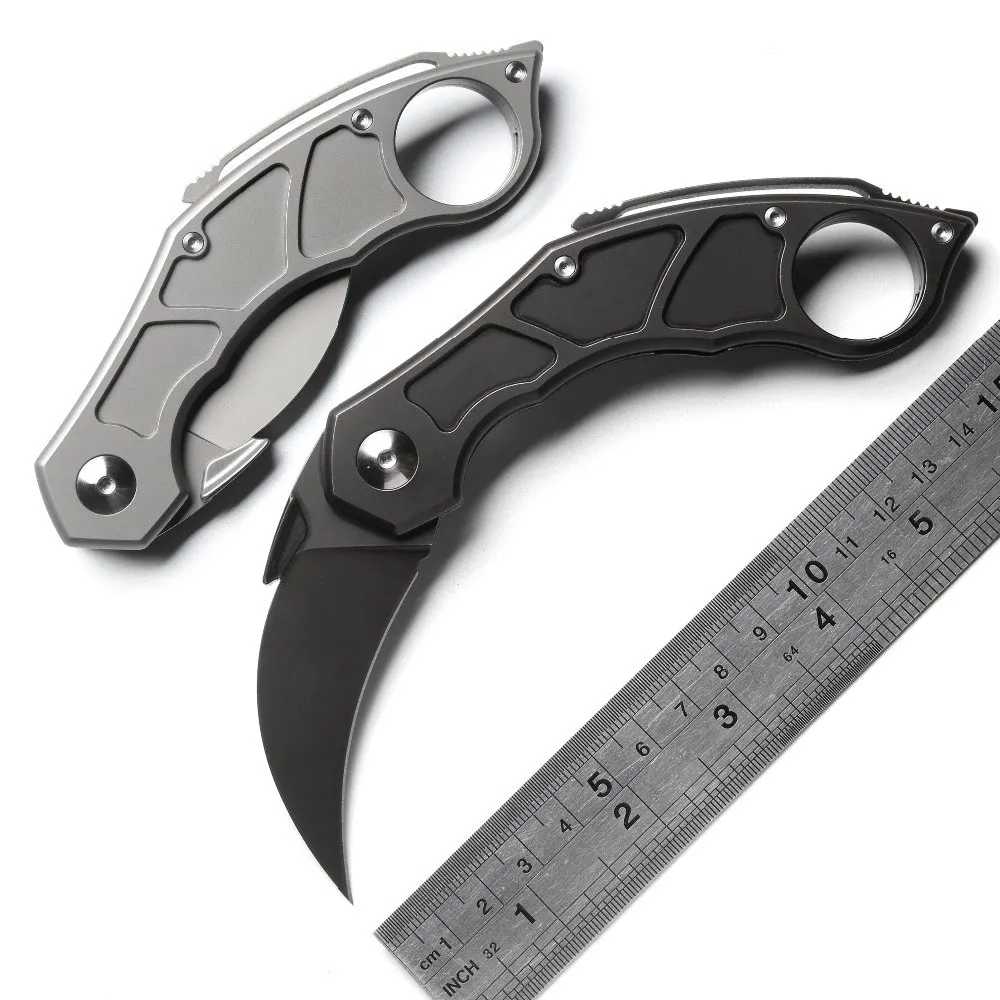 Волшебный Нож QM Claw M390 складной нож с лезвием титановый karambit охотничьи карманные