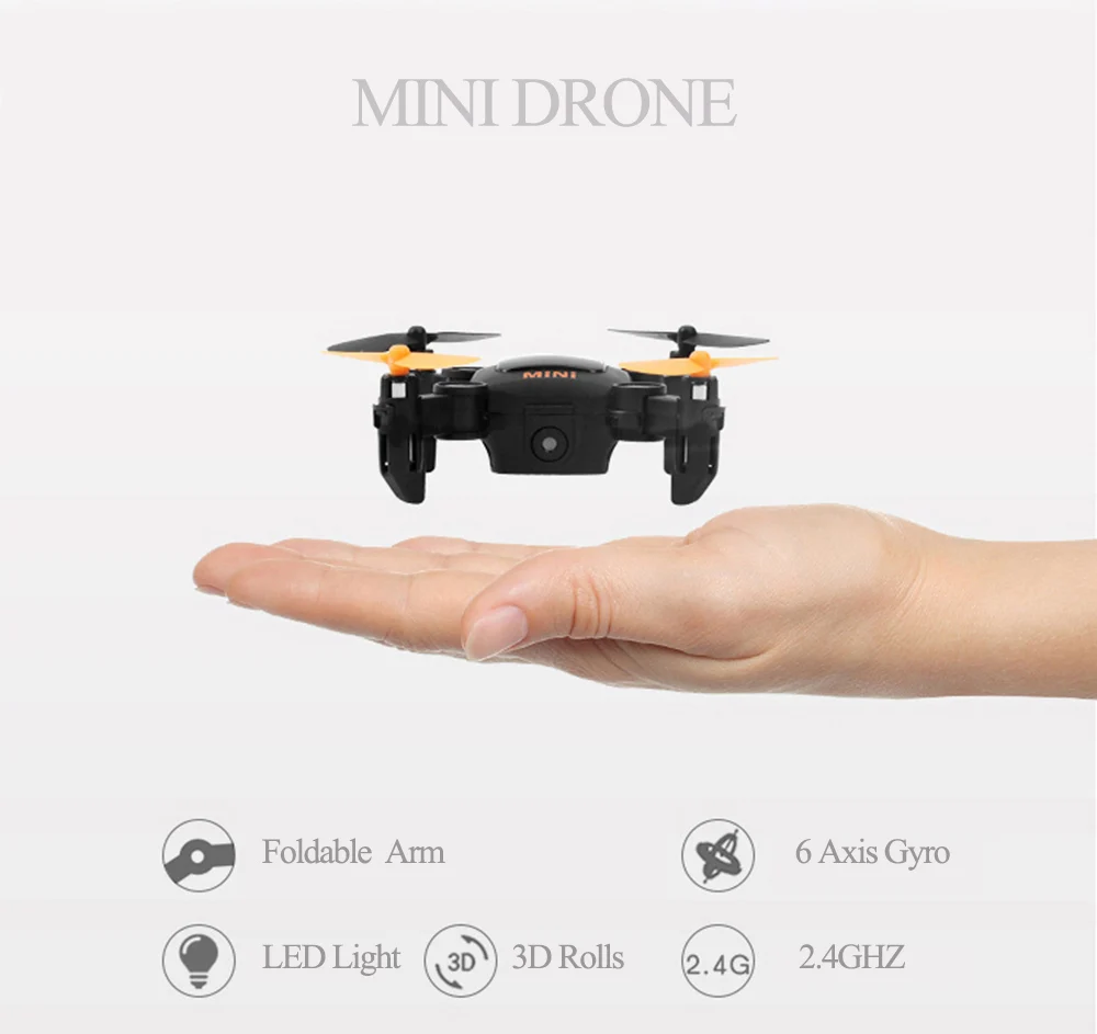 HC636W Мини RC Дрон карманный без камеры Квадрокоптер игрушки дроны x pro drohne profissional