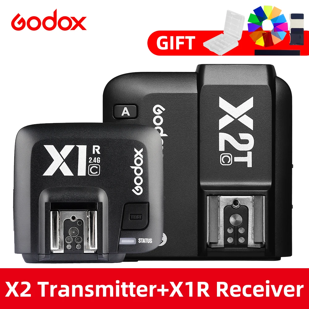 Беспроводной передатчик вспышки Godox X2 беспроводной триггер с приемником для Canon