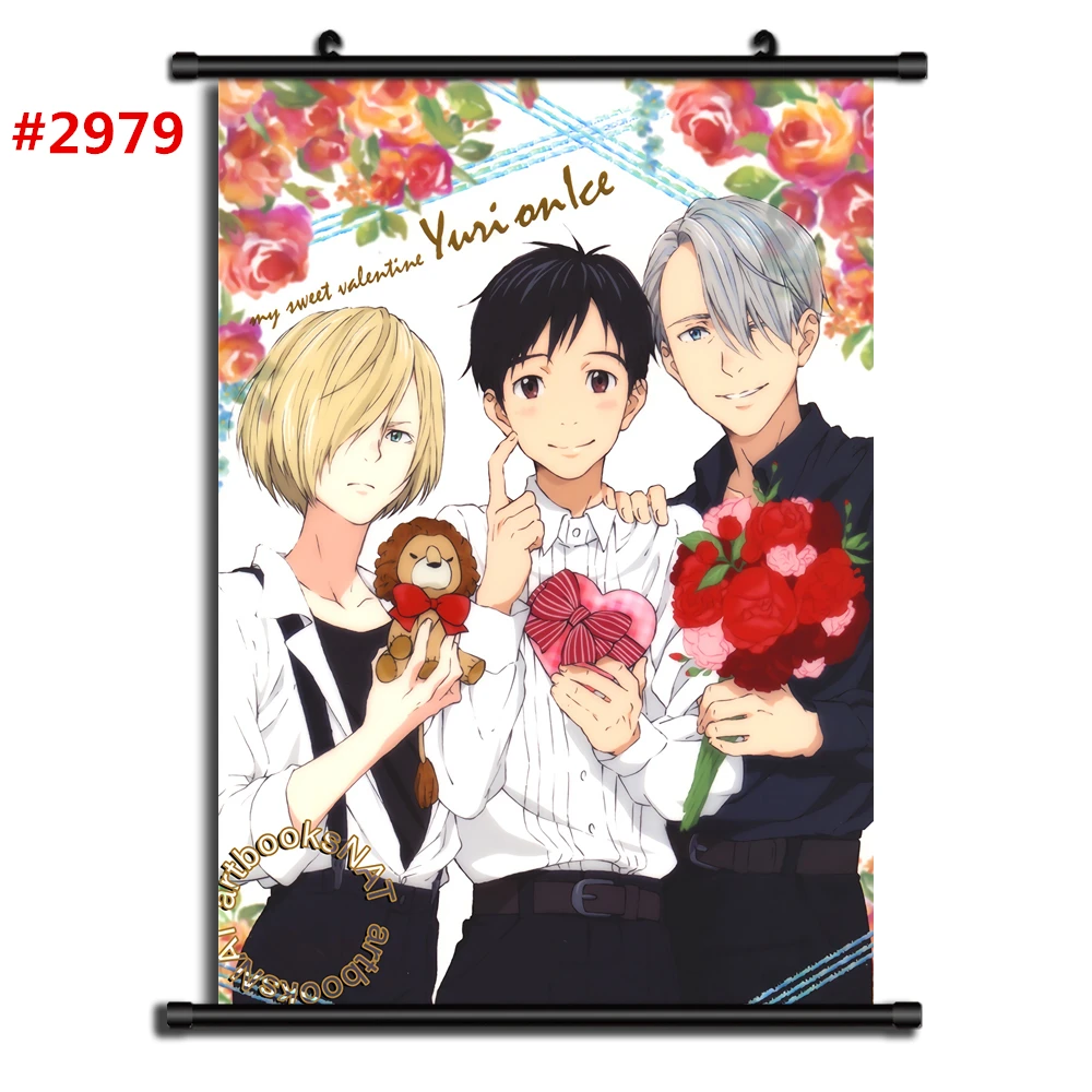 2979 Yuri On Ice Аниме Манга настенный плакат свиток EF - Цвет: 2979