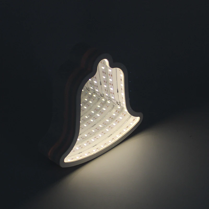 Декоративный домашний ночник маленькая форма колокольчика 3D Skylight туннельная