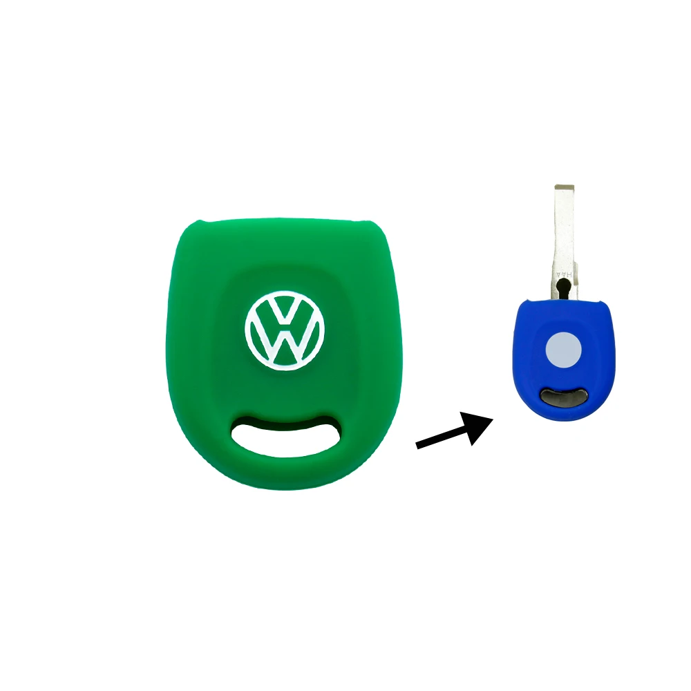 Дешевой цене силиконовый чехол для ключей от машины крышка Volkswagen Polo Golf сиденье