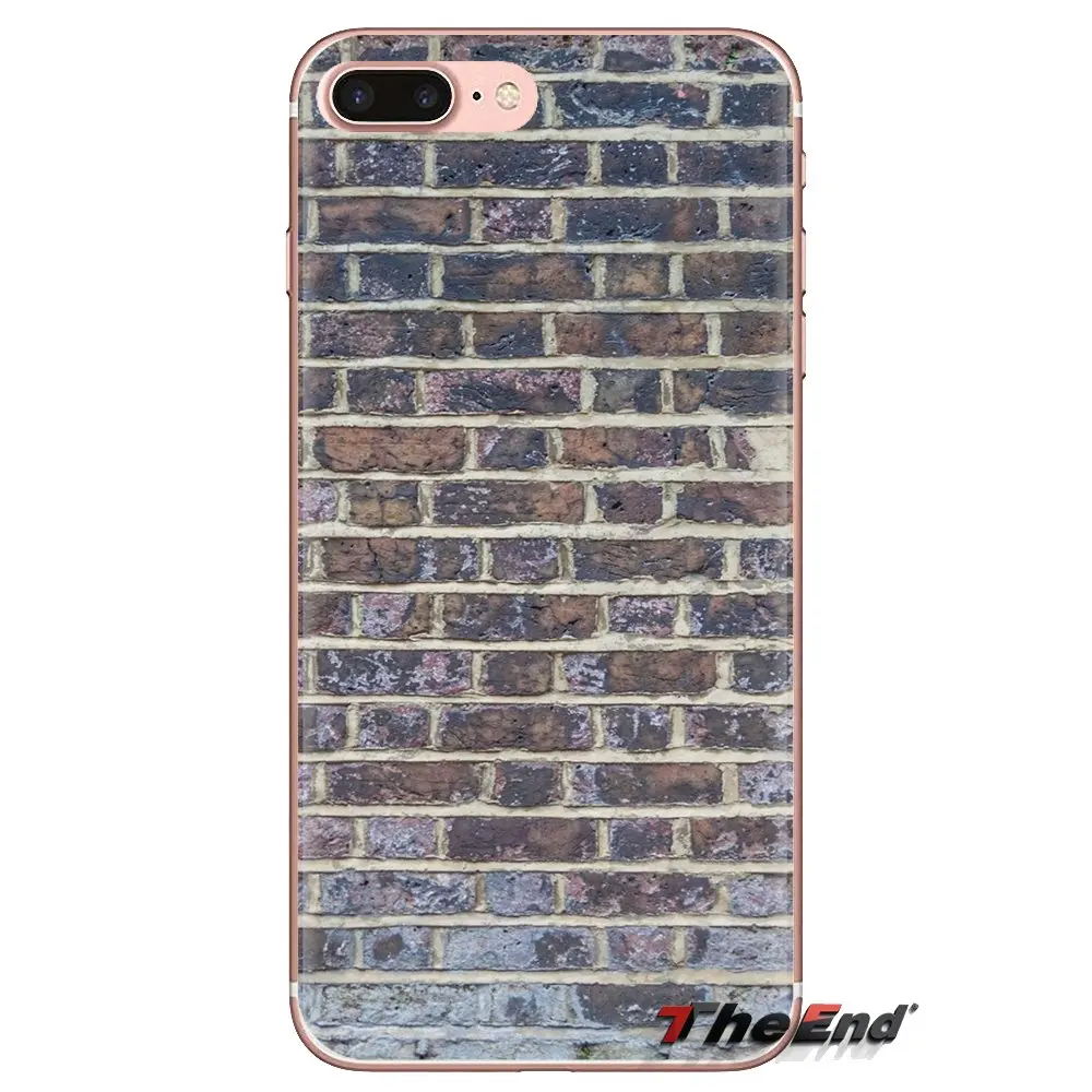 Кирпичные обои мягкие прозрачные чехлы Чехлы для iPod Touch Apple iPhone 4 4S 5 5S SE 5C 6 6S 7 8 X XR XS