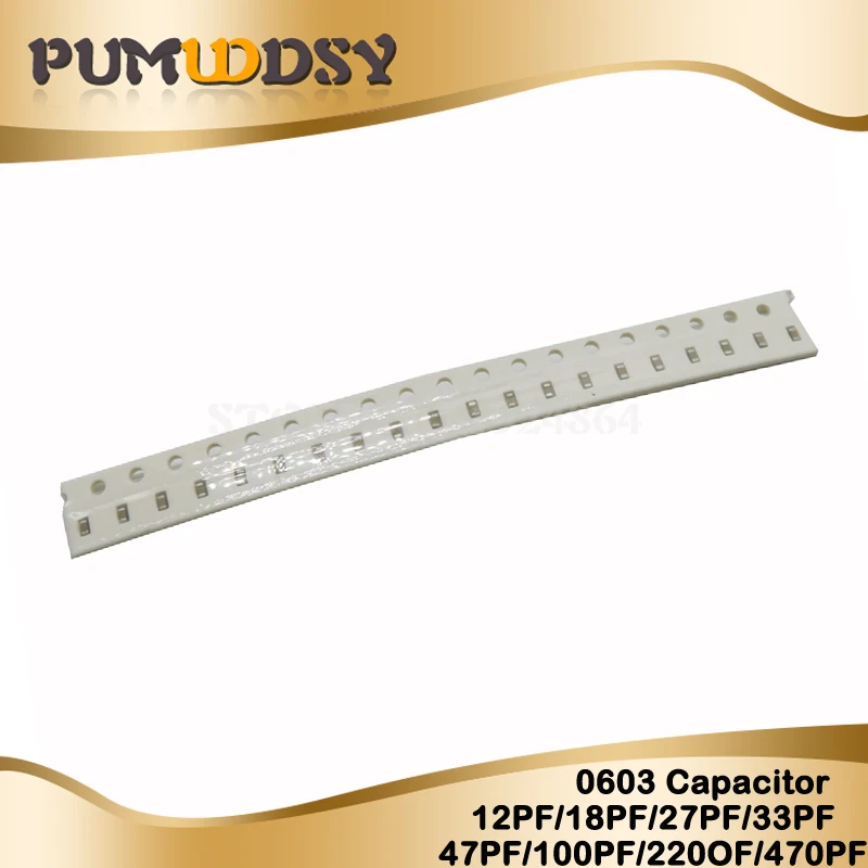 100 шт. 12PF 18PF 27PF 33PF 47PF 100PF 220PF 470PF NPO ошибка 5% 50 в 0603 33P SMD толстая пленка чип
