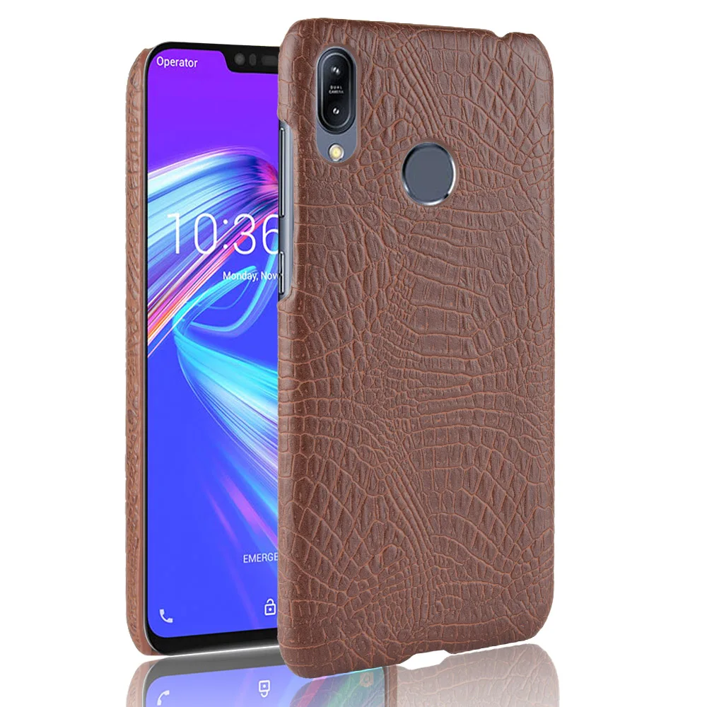 Чехол для Asus Zenfone Max M2 ZB633KL роскошная задняя крышка из искусственной кожи чехол