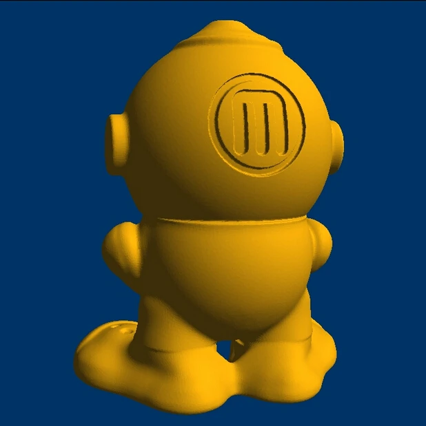 3D модель STL CNC рельефная скульптура с компьютерной резьбой милый прекрасный робот