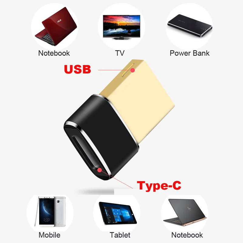 USB Type C Женский адаптер Переходник A для Macbook Nexus 5X 6P Oneplus 2 3 PC Зарядка