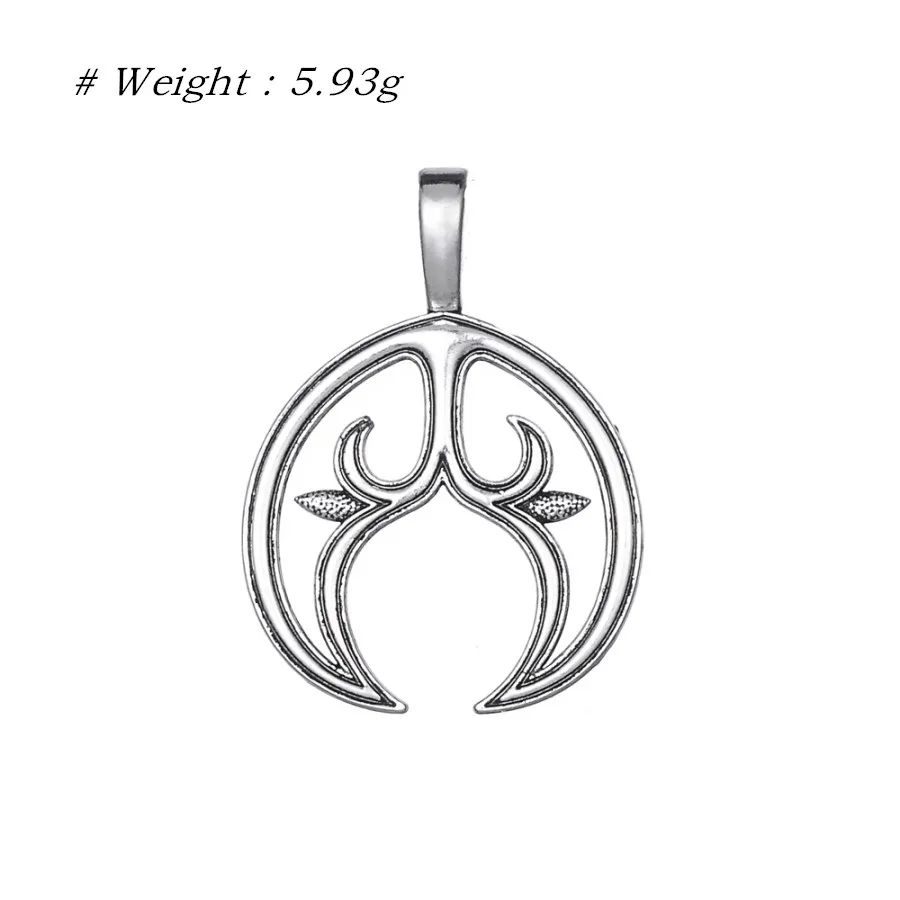 Fishhook Lunula подвеска в виде полумесяца подвески для славянских женщин ювелирные