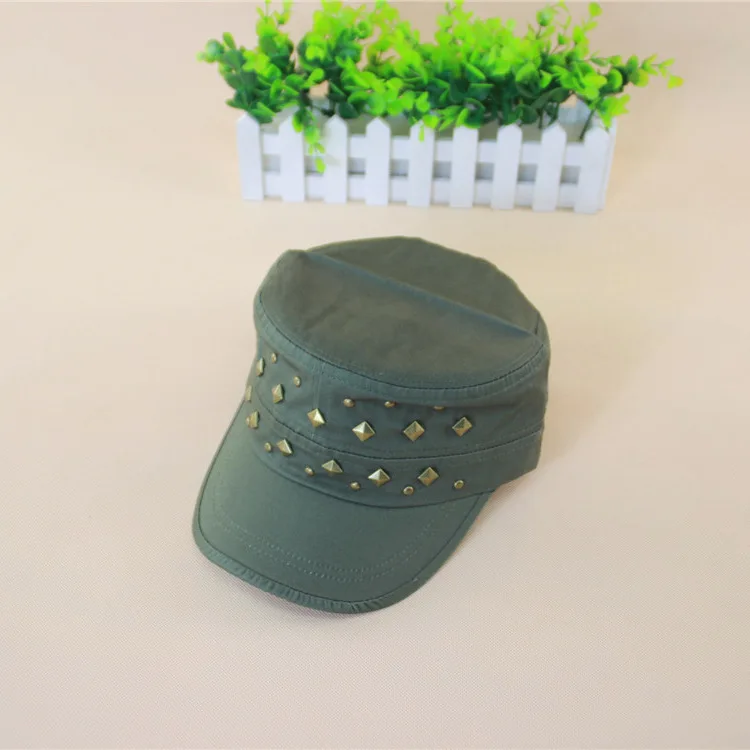 Новые Прибытия Классические Мужские Женщины Регулируемые Армии Равнине Vintage Hat