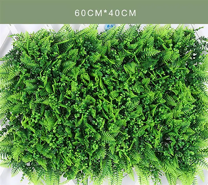 Новое искусственное растение декоративная зеленая трава искусственные панели искусственная изгородь растение для домашнего сада декор двора