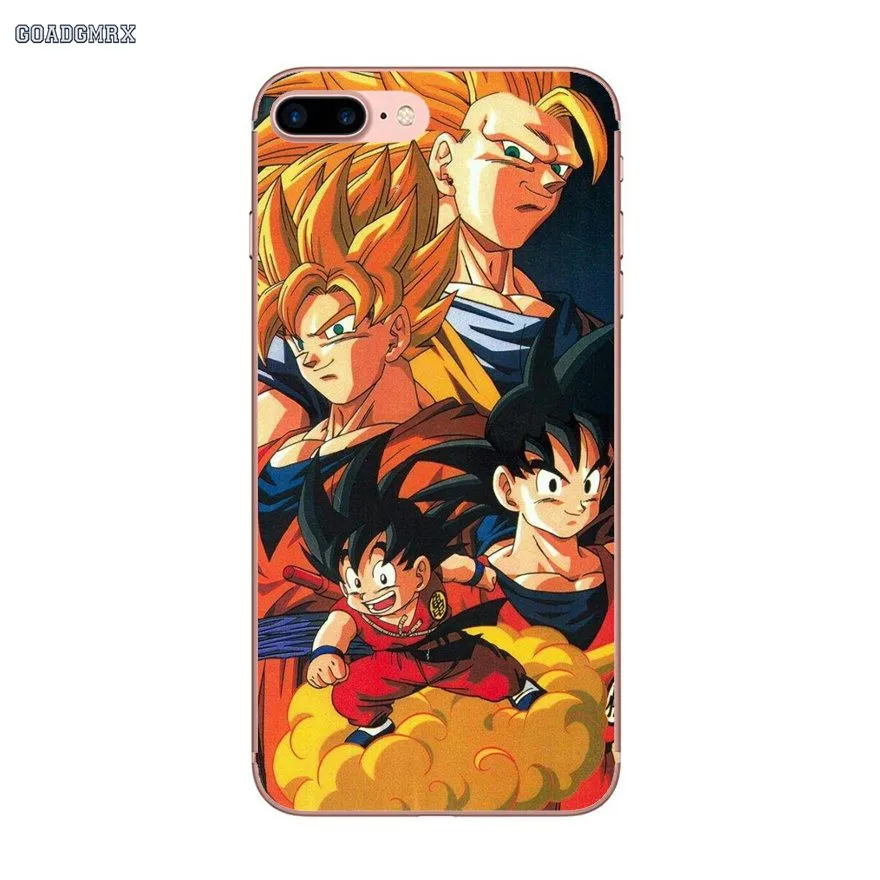 Dragon Ball Z Super Goku для samsung Galaxy S2 S3 S4 S5 Mini Alpha S6 S7 edge S8 S9 Plus J1 Grand Prime силиконовый кожаный