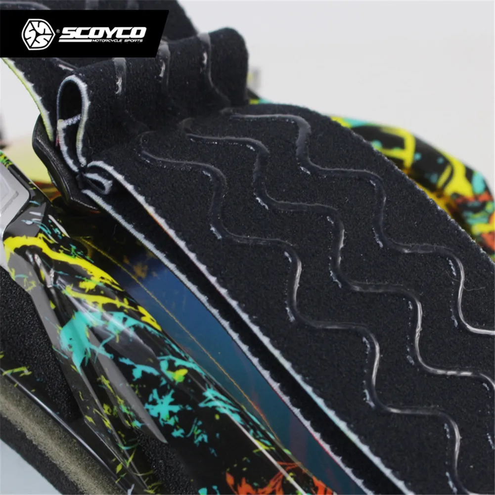 SCOYCO мотокросса очки для пересеченной местности Лыжный Сноуборд маска езды на