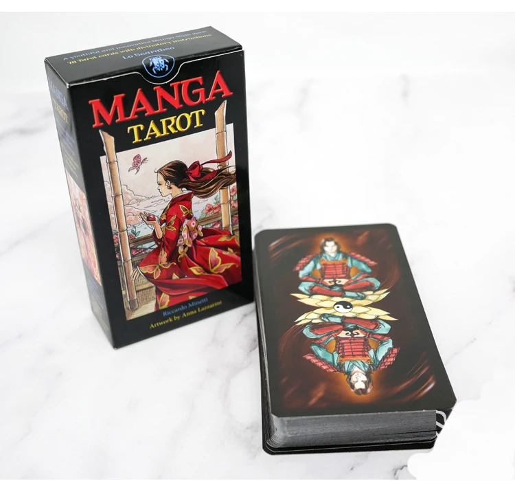 Английская версия манга настольная игра, карты Таро 78 шт./компл