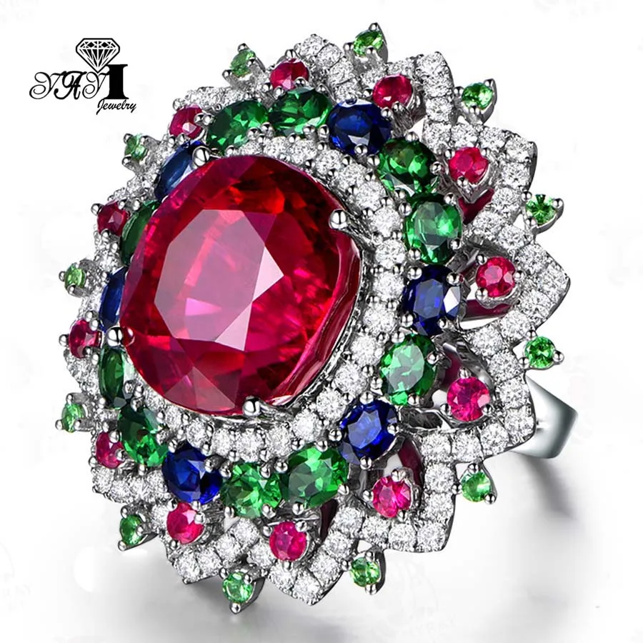 Женское Обручальное кольцо с разноцветным Цирконом 6 3 карата|engagement ring|fashion engagement