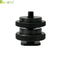 10pcslot 14 and 38 tripod mount screw with double layer to flash hot shoe adapter holder mount photo studio accessories