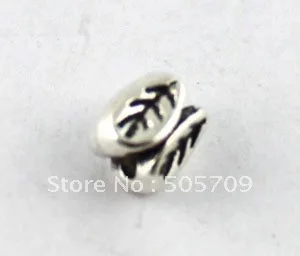 

480 Tibetan Silver Color leaf spacer beads A8921