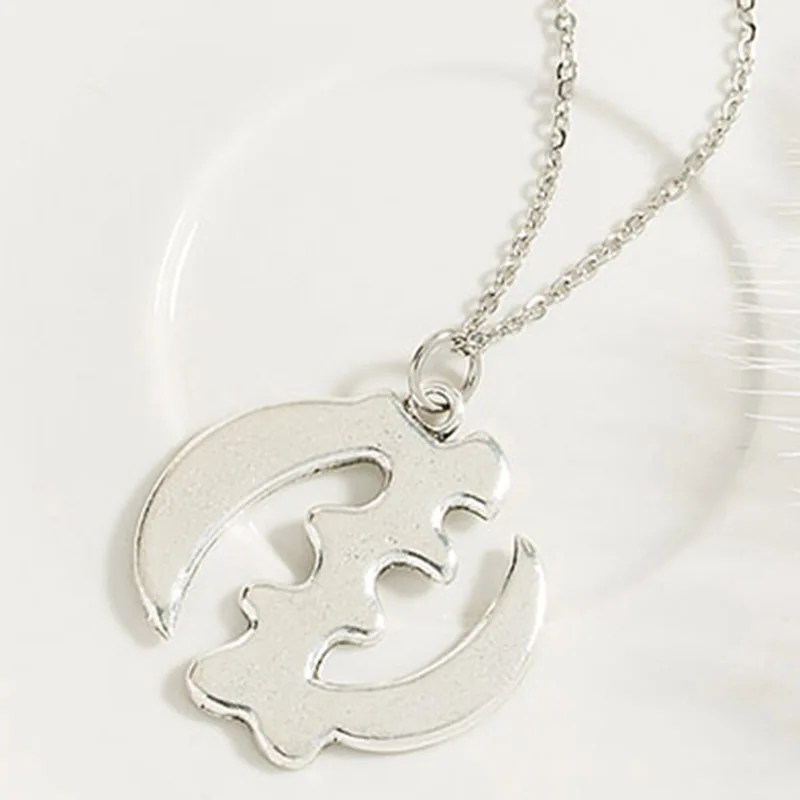 necklace Африканский Символ сережки античное серебро Цвет Adinkra Gye Nyame серьги этнические ювелирные изделия - Окраска металла: necklace