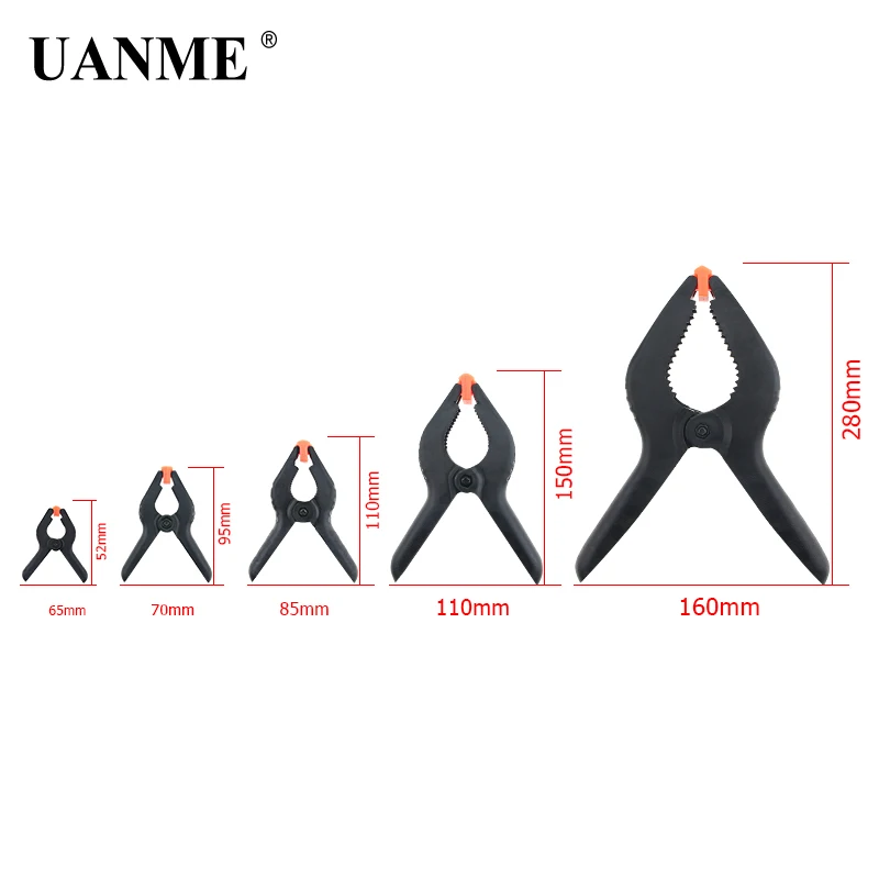 UANME 5 шт. 2 дюйма 65 мм ЖК дигитайзер крепежный зажим для экрана нескользящая ручка