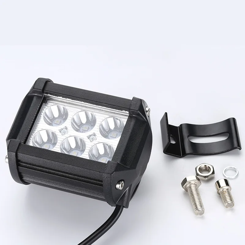 Светодиодный трактор 24v мотоцикл 4WD 2 шт лодка для света 4 дюйма 12v бар 4x4 6000K