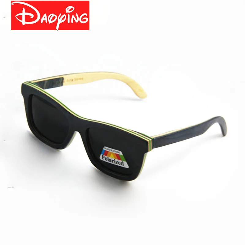 DAOYING новые мужские бамбуковые солнцезащитные очки ручной работы деревянный