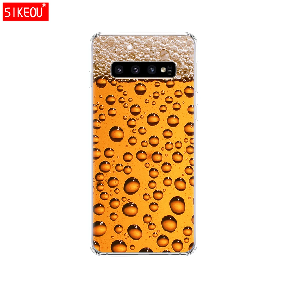 Чехол для Samsung Galaxy S10 чехол S10Plus силиконовый из ТПУ телефона E Plus S 10 сумок винтажный