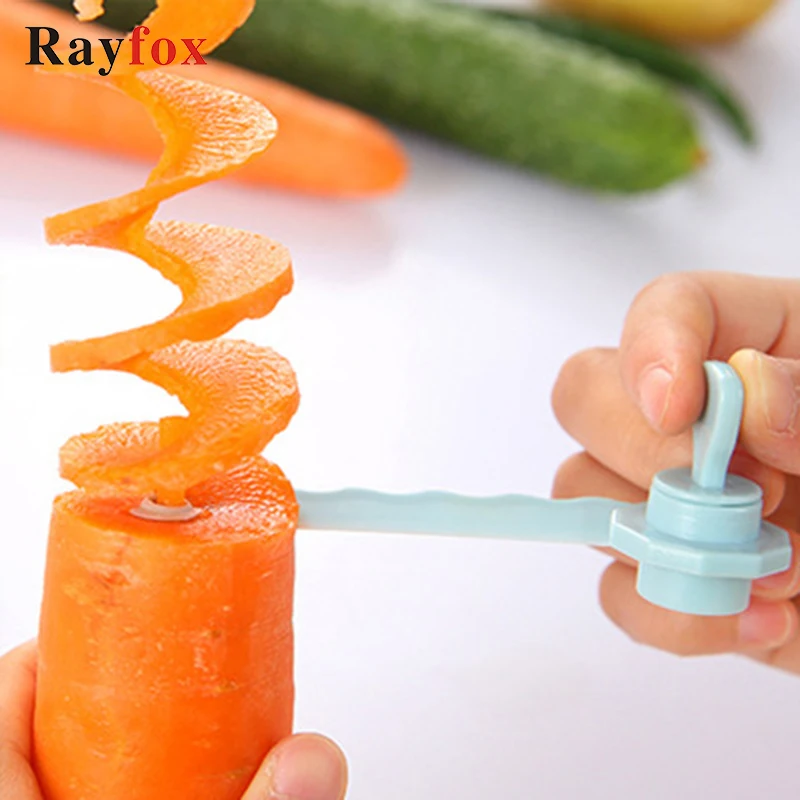 Картофельный спиральный резак Ручное Вращение овощи кухонные гаджеты морковь