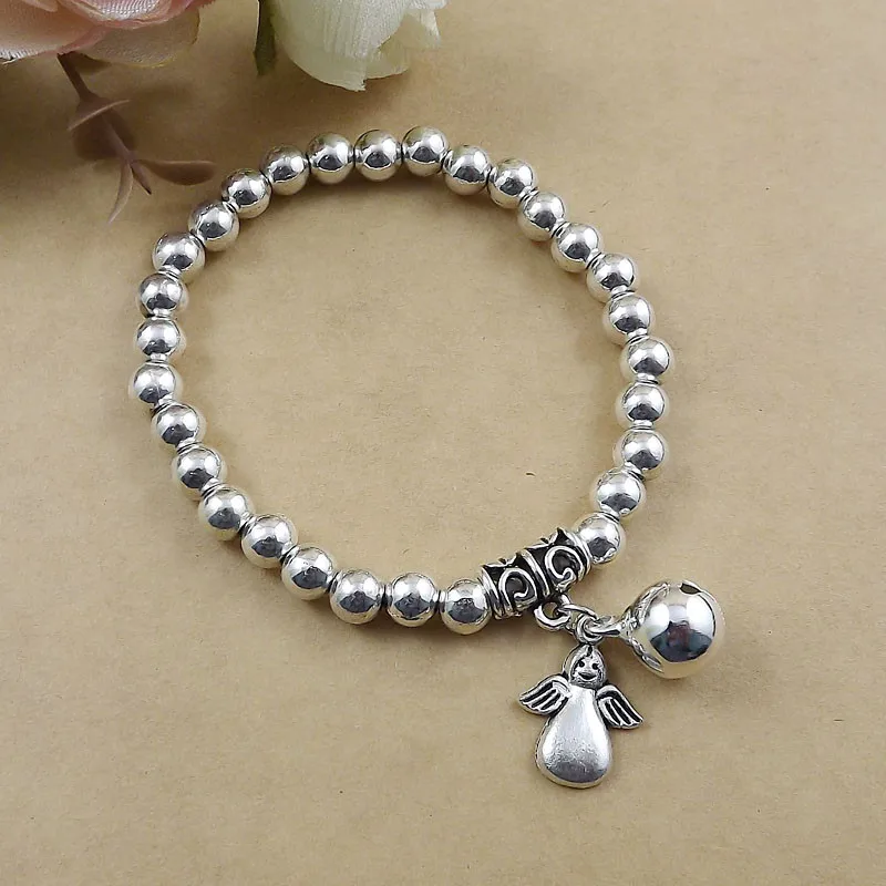 Позолоченные бусины очаровательный Тибетский серебристый цвет Шаровые Бусины