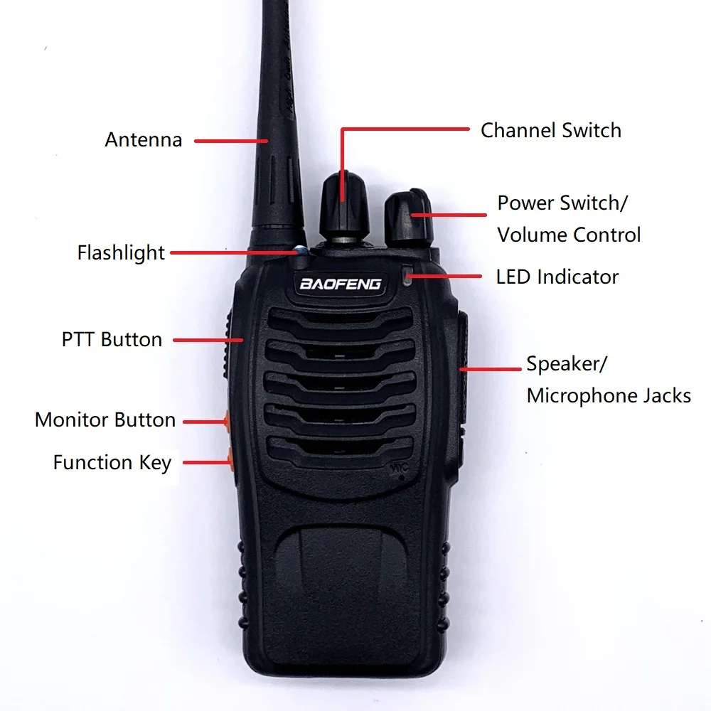 6 км Baofeng двухстороннее радио BF-888S VHF/радиопередатчик ультравысоких частот 5 Вт Портативный любительский радиопередатчик портативный CE рация BF 888 S передатчик