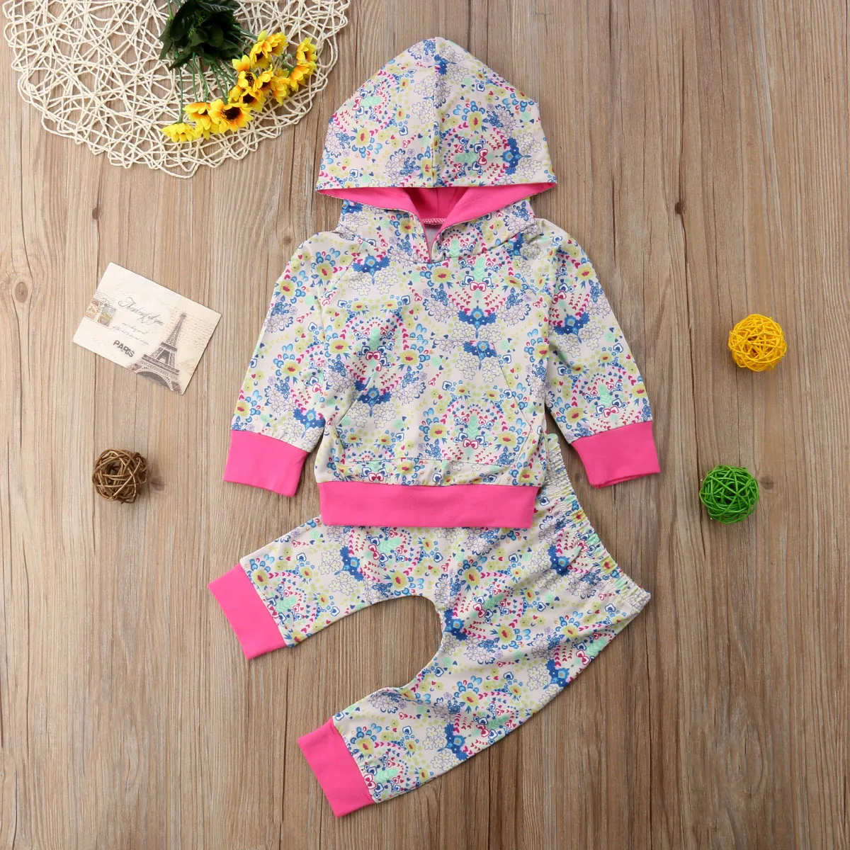 3 шт. штаны и толстовка с капюшоном для новорожденных | Мать ребенок