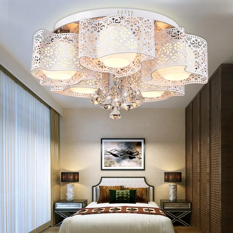 Modern personality Led ceiling lamp warm bedroom living room lights creative wedding lighting 3/6/8 heads CL | Лампы и освещение