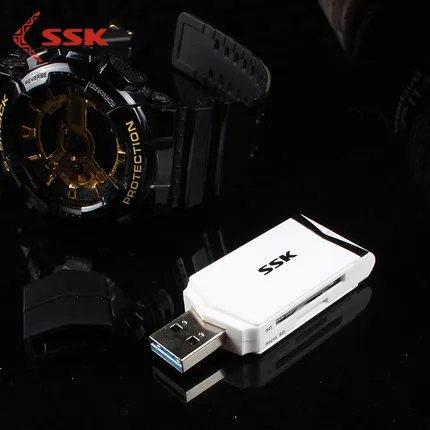 ССК SCRM601 USB3.0 все в 1 Card Reader картридер два слота SD TF флэш память высокое Скорость для