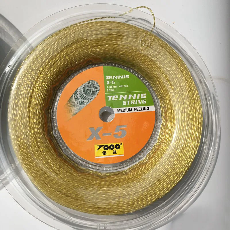 TOPO X-5 Проводная нейлоновая мягкая прядильная теннисная веревка 200 м | Спорт и