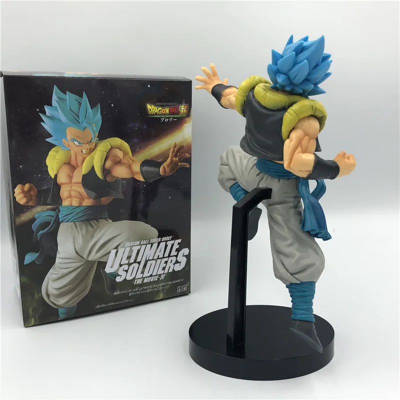 Dragon Ball Z темно-синяя Gogeta Goku Vegeta Ultimate Soldier Movie Ver. Против Супер броли битва ПВХ экшн-фигурка Драконий жемчуг зет 23 см