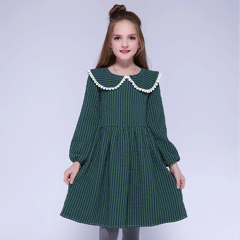 Teens Dresses Long Sleeve Cotton Autumn for Children Robe Dress Halloween Costume Kids Girls Party Christmas Princess Clothes 9T | Детская