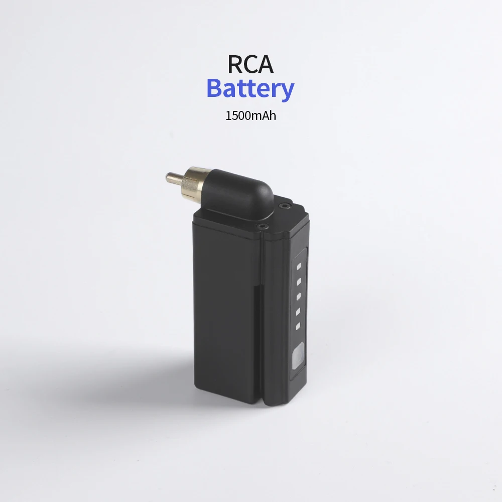Беспроводной блок питания для татуировок с RCA/DC шнуром 1500 мАч|Блок тату-машинки| |