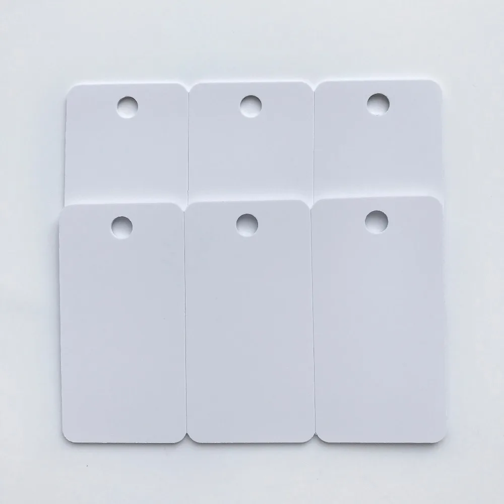 500pcs/Lot White Plastic Blank Inkjet Printable 3up PVC Card for Key Card 3.31*2.13in Printing by Epson or Canon Printer